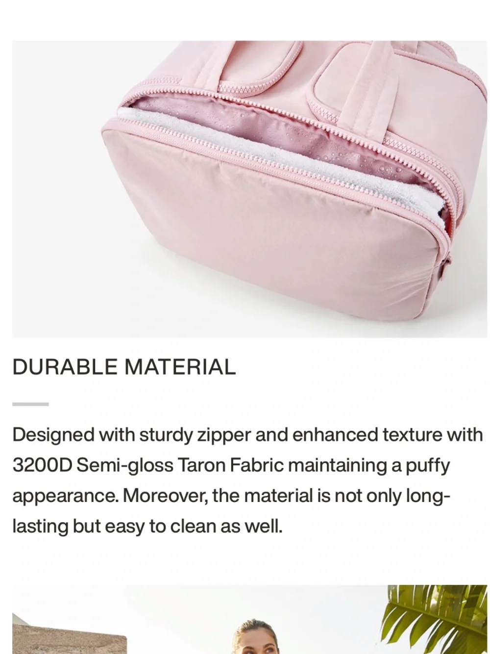 Bagsmart Quilted Lavender Crush Makeup Bag Case NWT